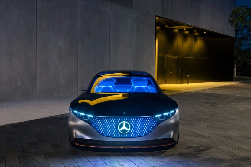 M.Benz Vision EQS：賓士 S 級電動豪華房車 能跑 700 公里