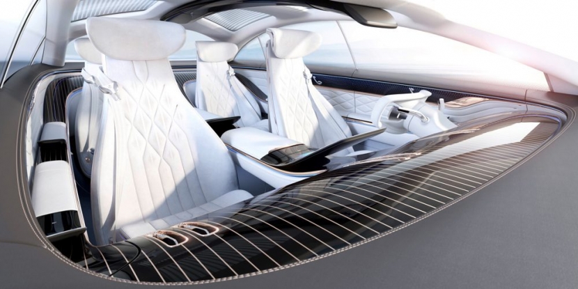 M.Benz Vision EQS：賓士 S 級電動豪華房車 能跑 700 公里 - 9