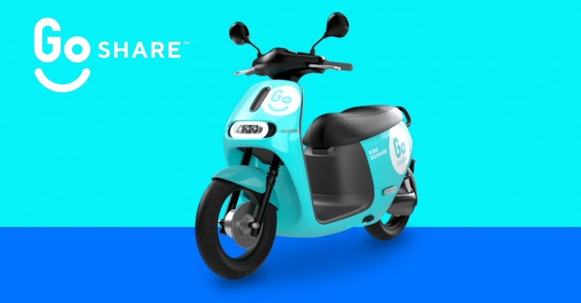 GoShare 共享電動機車將在十月台北上線服務囉！