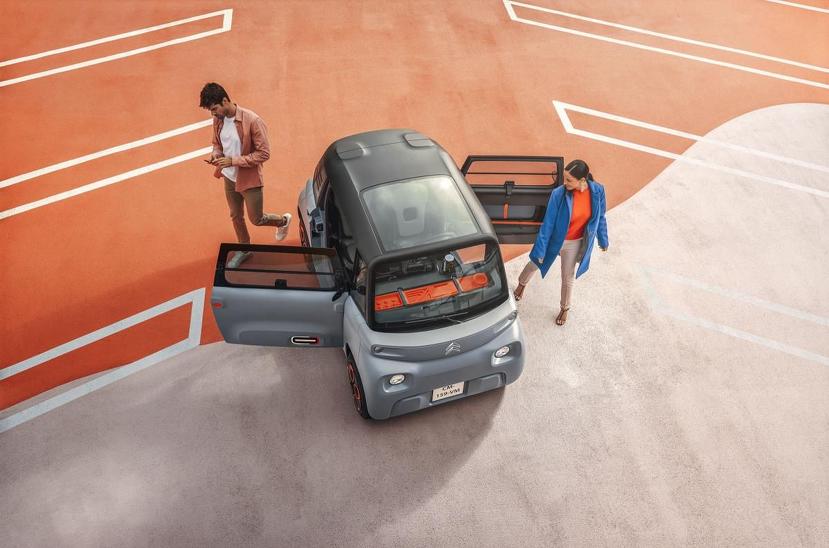 免駕照就能開！Citroen-ami-微型都會電動車法國提早開賣了-2