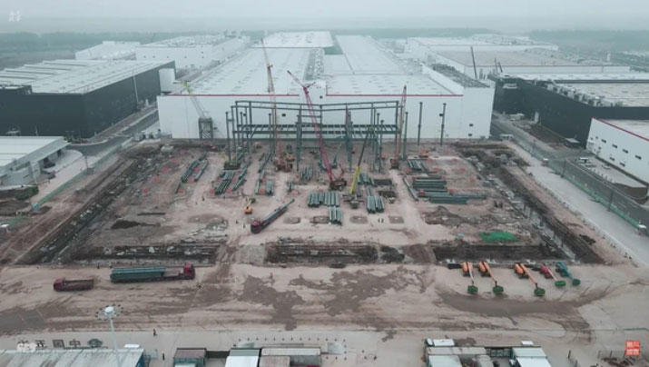 內需旺盛又負出口重任，特斯拉上海超級工廠開始新一階段擴張建設-2