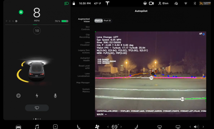 特斯拉工程模式下的「FSD-眼中的世界」-5