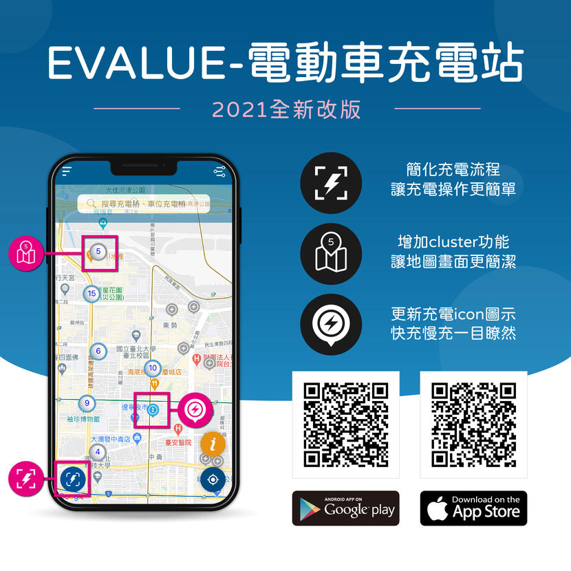 華城-EVALUE-電動車充電站新版-APP-上架，大幅簡化充電步驟、介面更好用-2