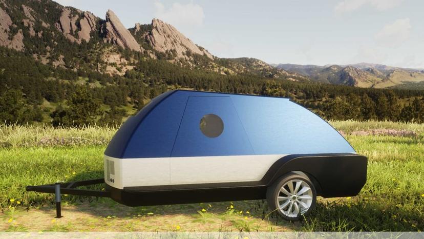 可幫電動車增加續航力！-Boulder-淚滴型露營拖車在美開放訂購-5