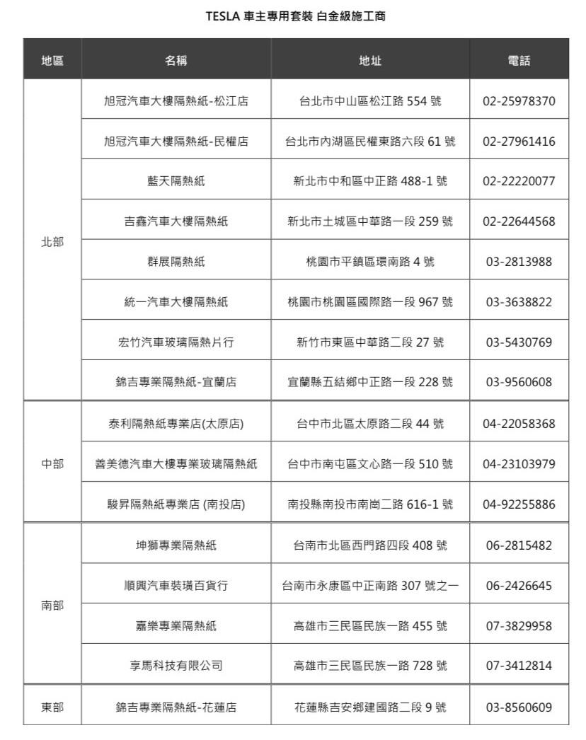 台灣特斯拉8 25 推出3m 隔熱紙方案 Model 3 全車含天窗最低19 999 元 再享五年保固 Ddcar 電動車