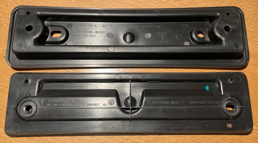 [施工]-Tesla-Model-3-原廠塑膠車牌座更換為鐵公公金屬車牌架-22