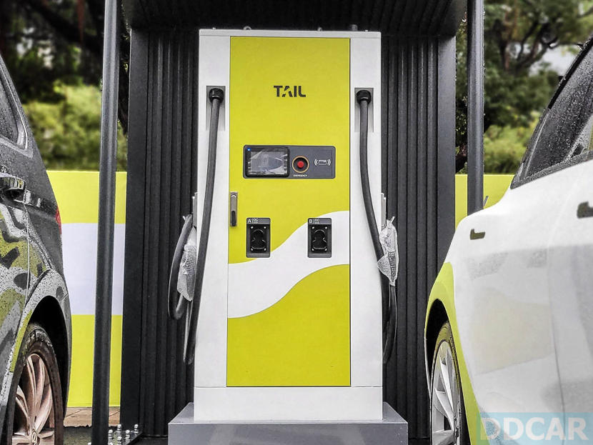 TAIL-特爾電力台北福林快充站-12-27-啟用：CCS1+CCS2-二樁四槍，200kW-為各廠電動車充電-2