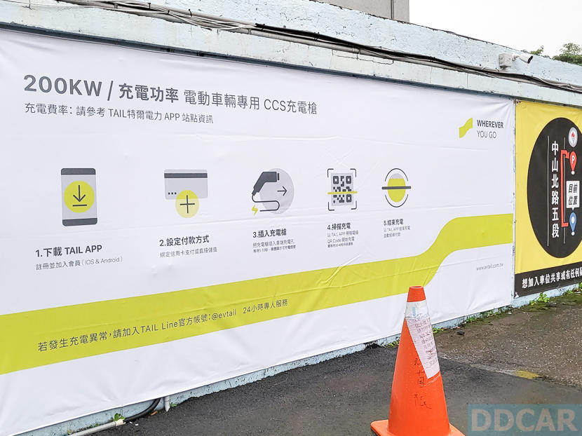 TAIL-特爾電力台北福林快充站-12-27-啟用：CCS1+CCS2-二樁四槍，200kW-為各廠電動車充電-5