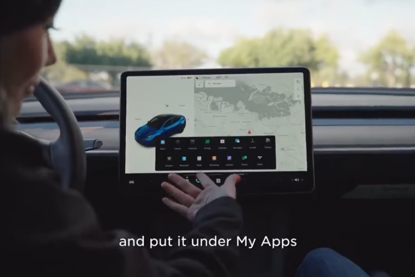 特斯拉官方影片赫見-ZOOM-應用圖標，我們快可以在車上玩網路視訊了嗎？-2