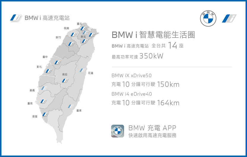 智慧電能生活圈成形，BMW-i-高速充電網全台已正式啟用-10-座站點-2